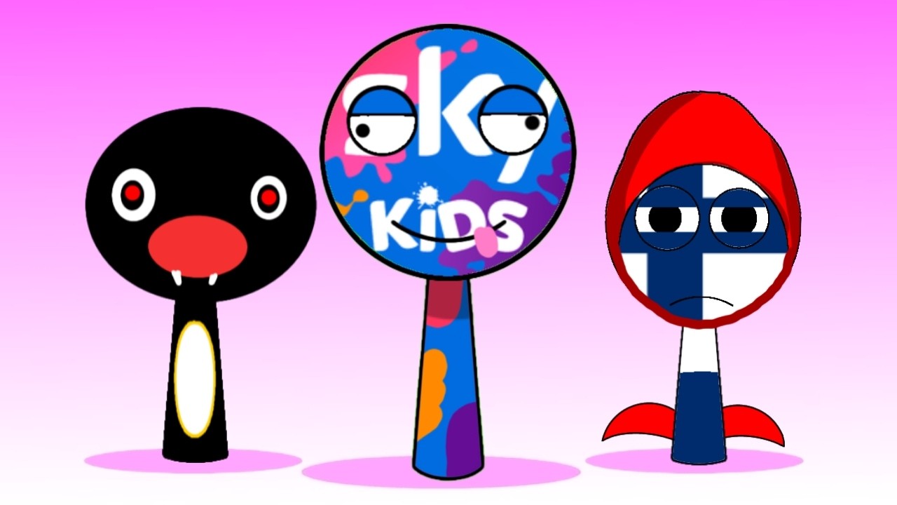 New Sprunki OC All Phases Compilation (Twenty, Pingu, Finland, Sky Kids)