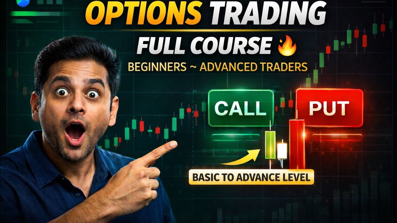 Options Trading Full Course in Hindi | Beginners to Advanced Strategies | 