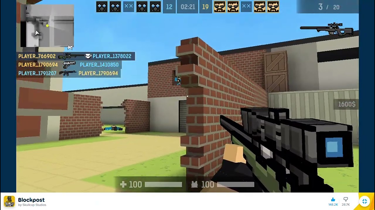 My KD skyrocketed after this match of Blockpost on Poki games