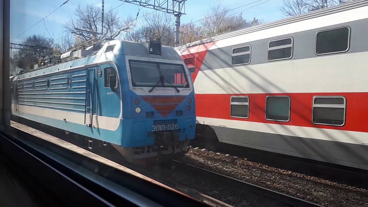Кисловодск - Пятигорск из пригородного электропоезда Кисловодск - Минеральные воды.