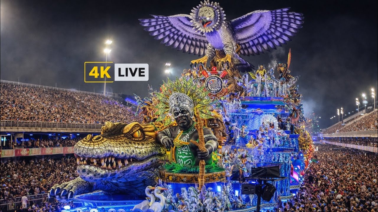 Rio de Janeiro Carnival 2026 | Desfile Oficial Completo 4K LIVE&ndash;Mega Animal Float Spectacle 