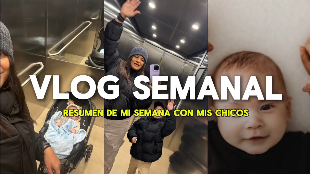 VLOG: Mi primera semana como MAMÁ DE DOS sin ayuda 🏠👶 | Rutina, Baby Clinic y planes de viaje