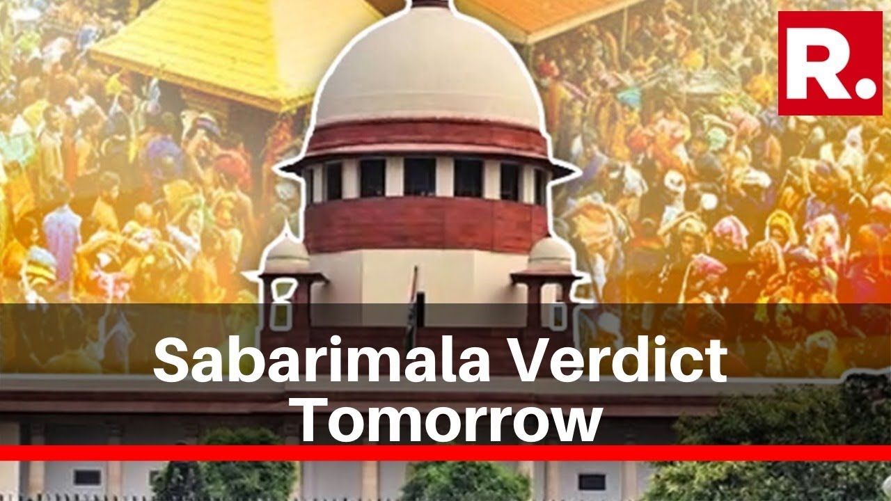 Supreme Court To Pronounce Judgment On Sabarimala Review Petitions On November 14