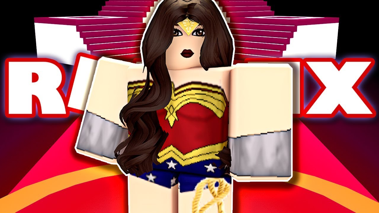 Wonder Woman on the Runway - Roblox Fashion Famous - DOLLASTIC PLAYS!
