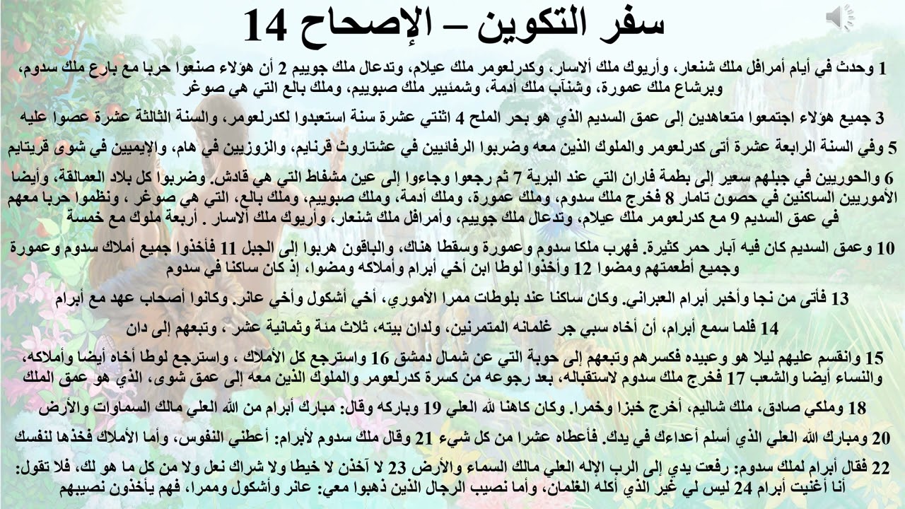 14- تبسيط سفر التكوين - الإصحاح 14 - ايمانيات 14 (لغز ملكي صادق) - ابونا لوقا ماهر