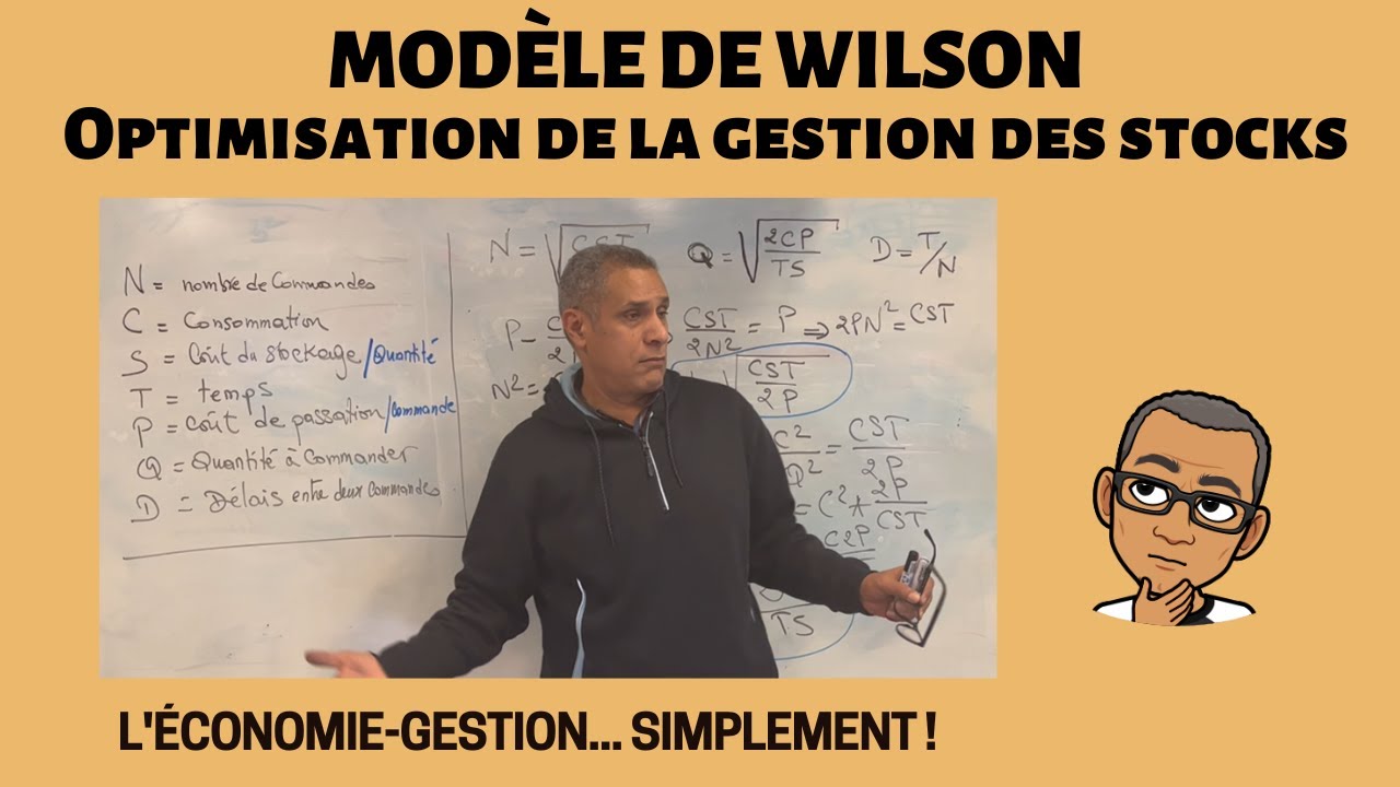 TOUT sur le MODÈLE DE WILSON (Gestion des stocks) : Stocks de possession, passation, coûts...