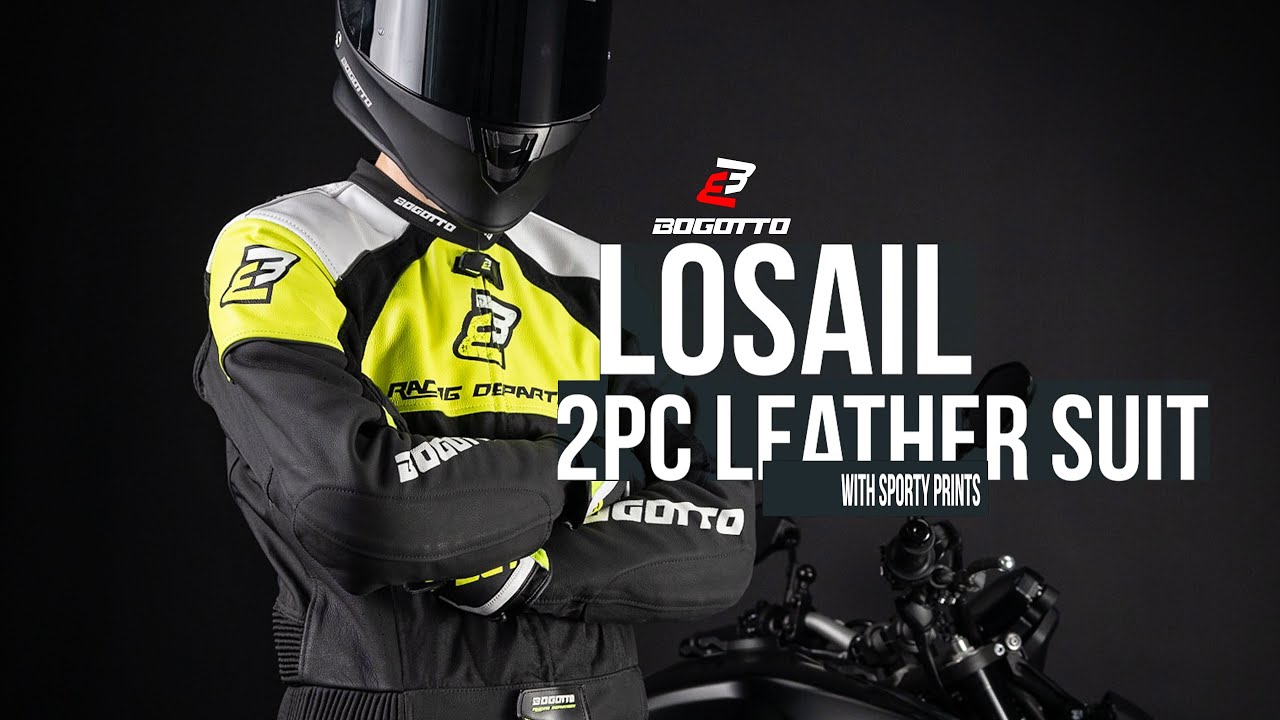 Bogotto Losail Two Piece Motorcycle Leather Suit