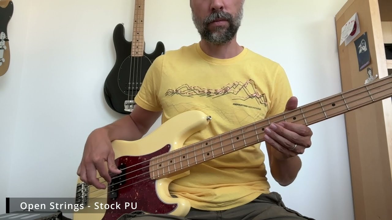Fender Precision Player Stock Pickup vs Pure Vintage 63