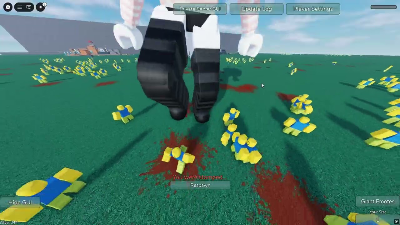 giantess roblox stomping and vore. giant playground