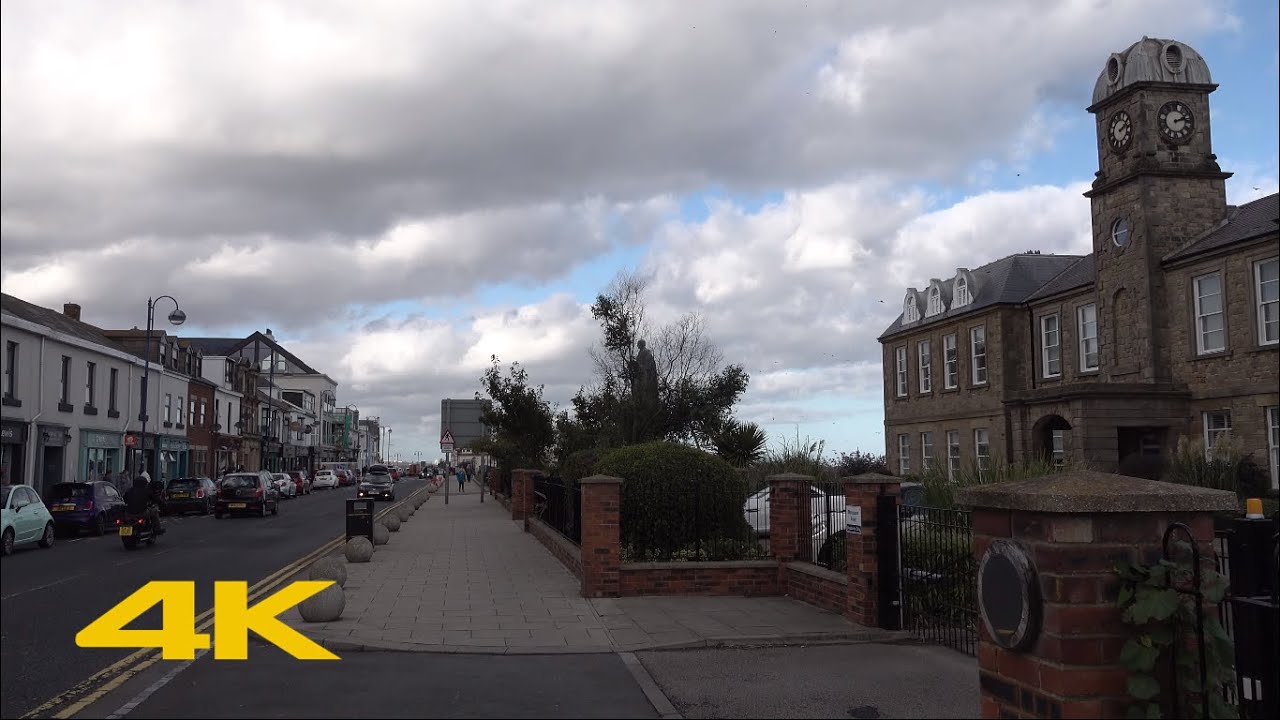 Seaham Walk: Town Centre【4K】