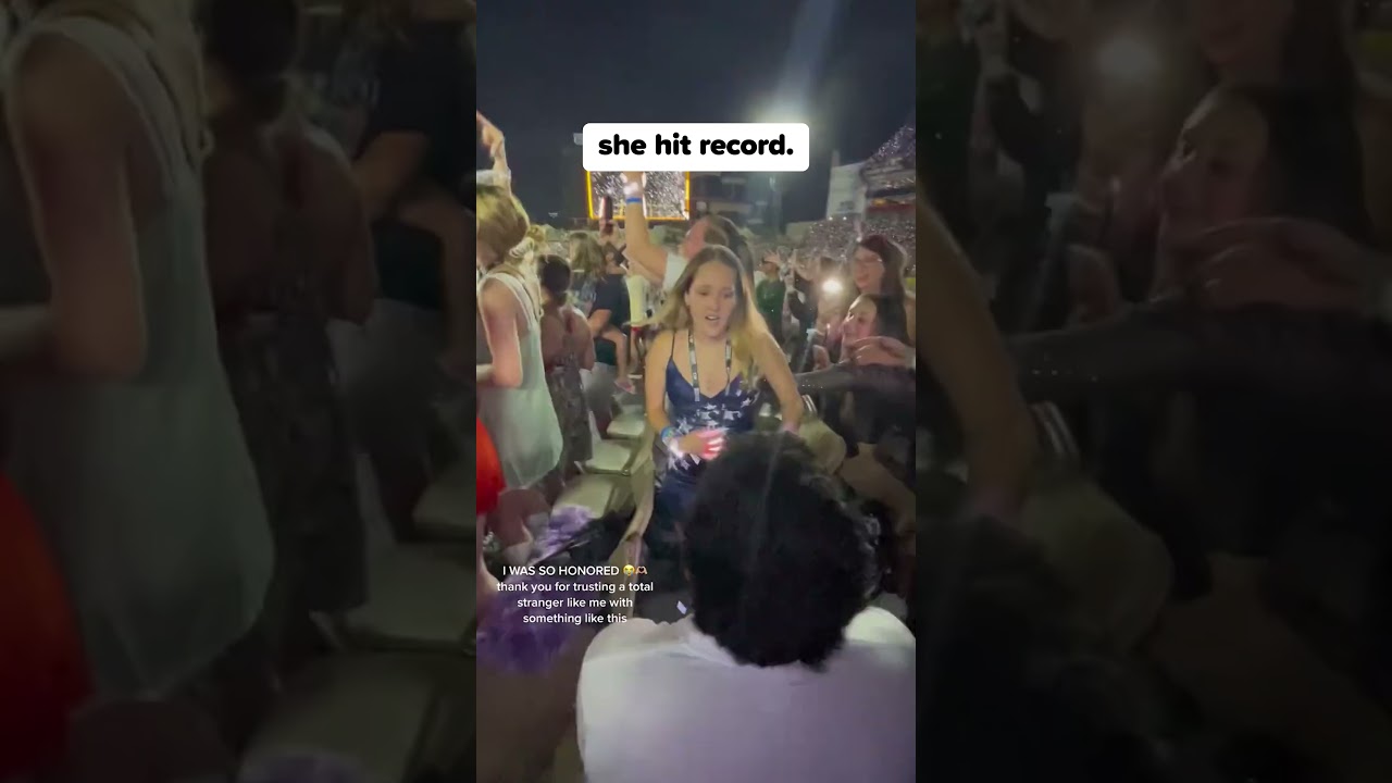Stranger Records Surprise Proposal at Taylor Swift Concert! 😱 - WorldBeAmazed