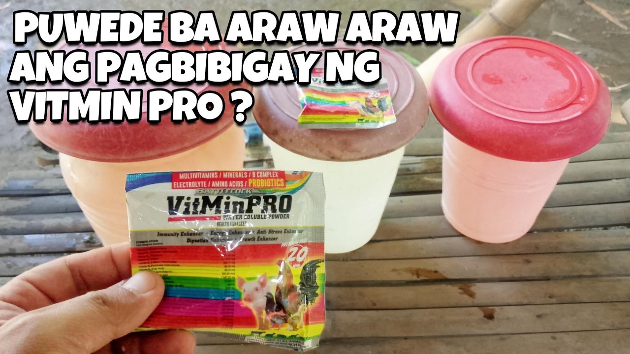 Vitamins na pwede ipainom Araw Araw sa mga alagang manok at baboy Vitmin Pro Vitamins