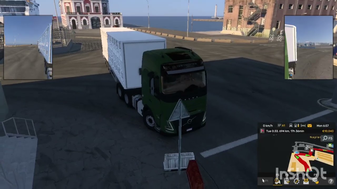 23 Tons Live Cattle Delivery | Cagliari to Bitola | ETS2 Gameplay