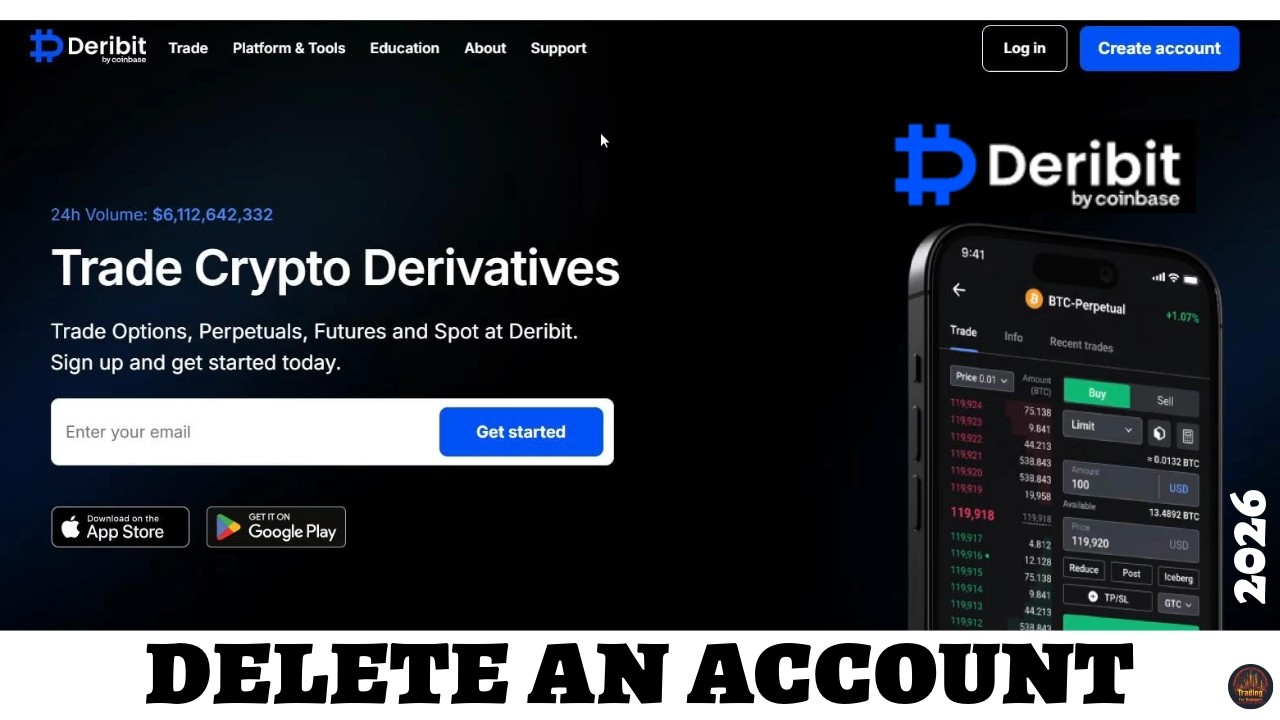 Как удалить или закрыть свой счет Deribit (руководство на 2026 год)?