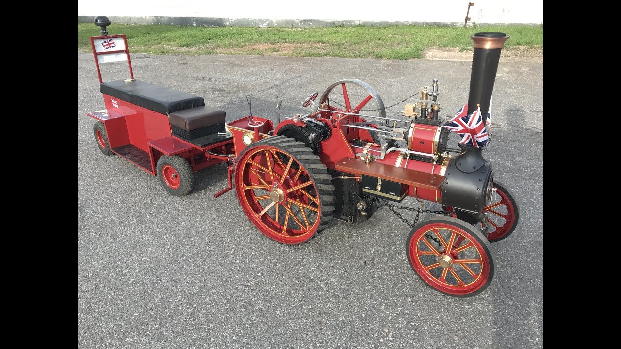 Burrell traction engine in 4 1/2