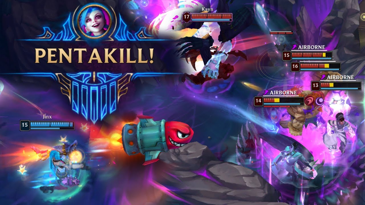 Best PENTAKILL LoL Montage (1v5, Cassiopeia, Fiddlesticks, Jinx, Vladimir, Nunu, Sett, Olaf) #397