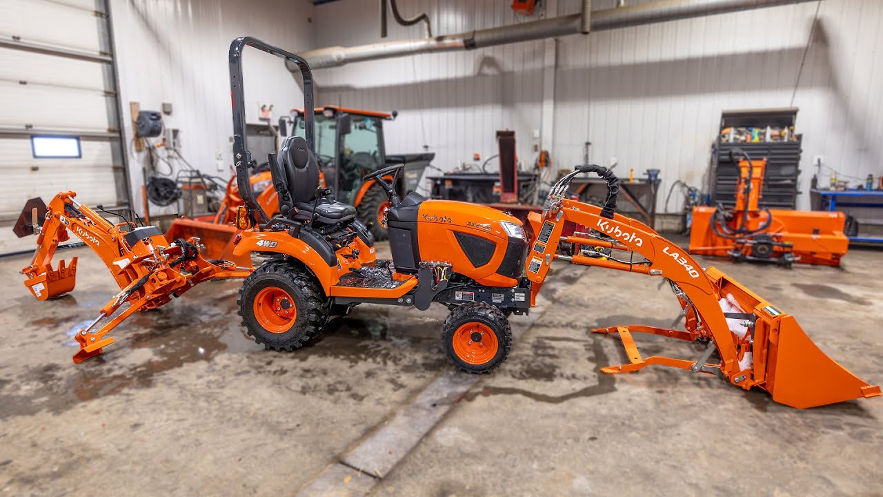 How To Remove Your Backhoe and Loader From Your BX23S!
