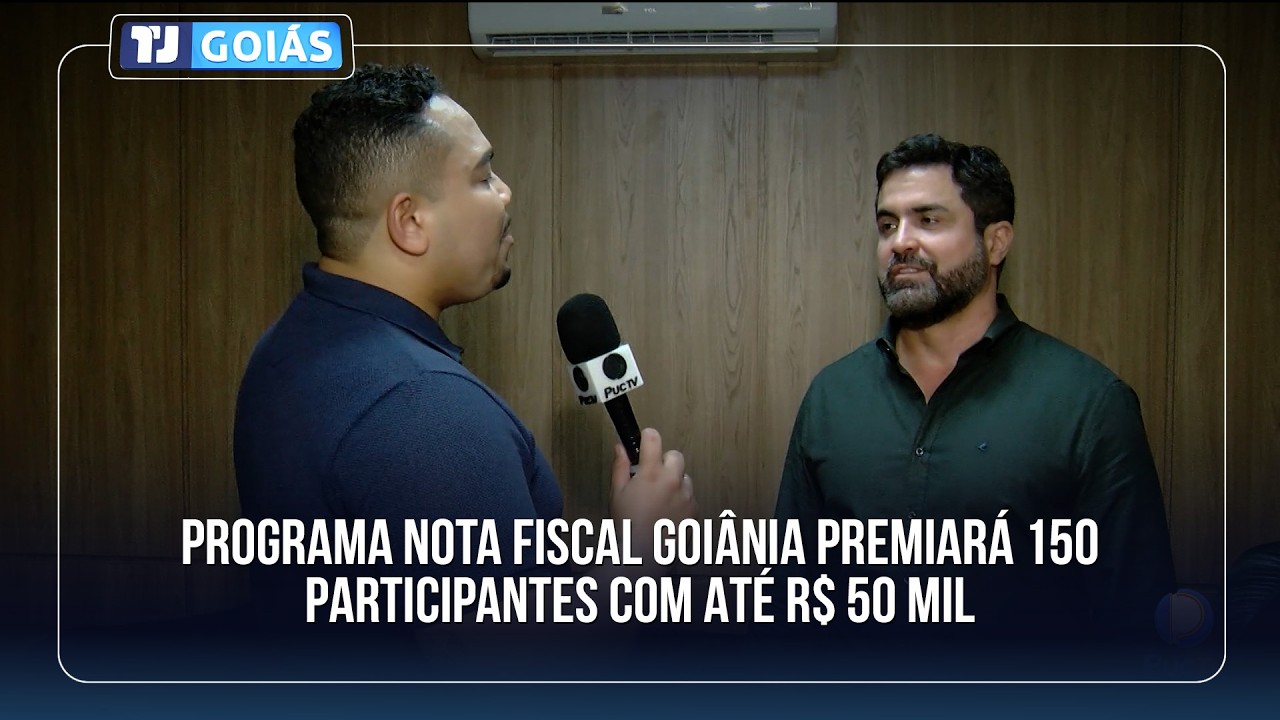 PROGRAMA NOTA FISCAL GOIÂNIA PREMIARÁ 150 PARTICIPANTES COM ATÉ R$ 50 MIL; VEJA COMO SE INSCREVER