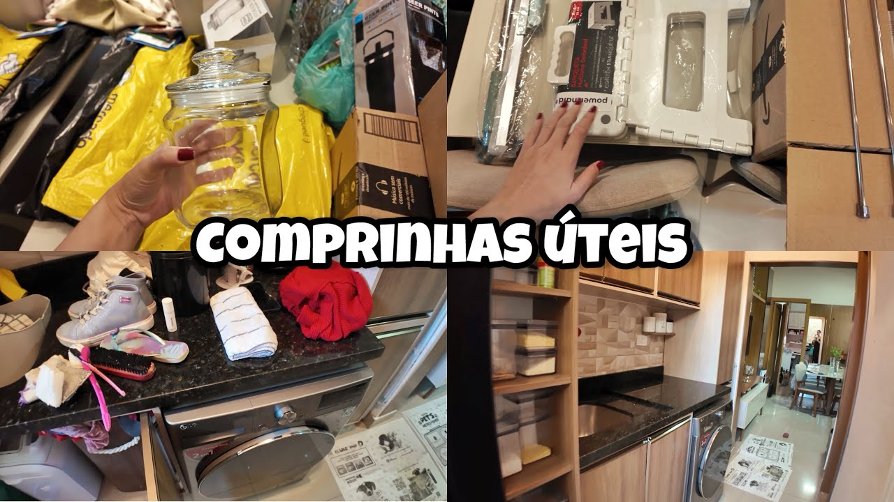 COMPRINHAS PARA CASA + ORGANIZANDO A LAVANDERIA 🧺 |CHEGOU A CÔMODA DO BABY 