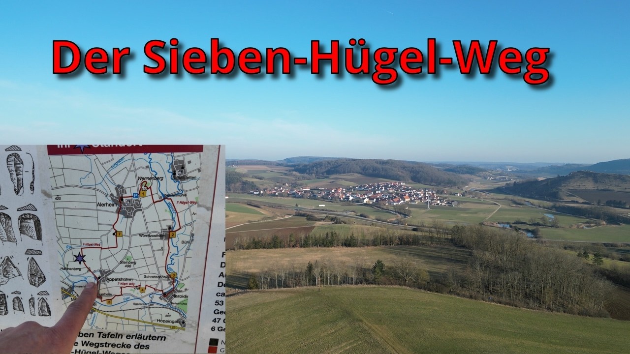 In den Sonnenuntergang: Der Sieben-Hügel-Weg