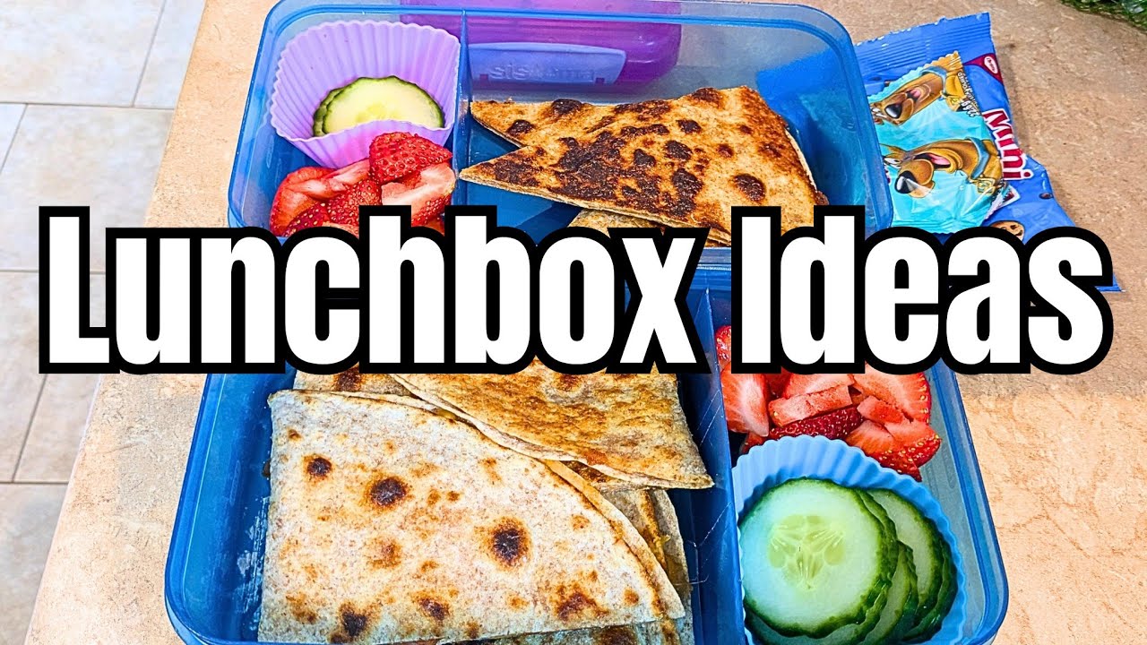 SIMPLE SCHOOL LUNCHES | QUICK AND EASY LUNCHBOX IDEAS | REALISTIC KID LUNCHES