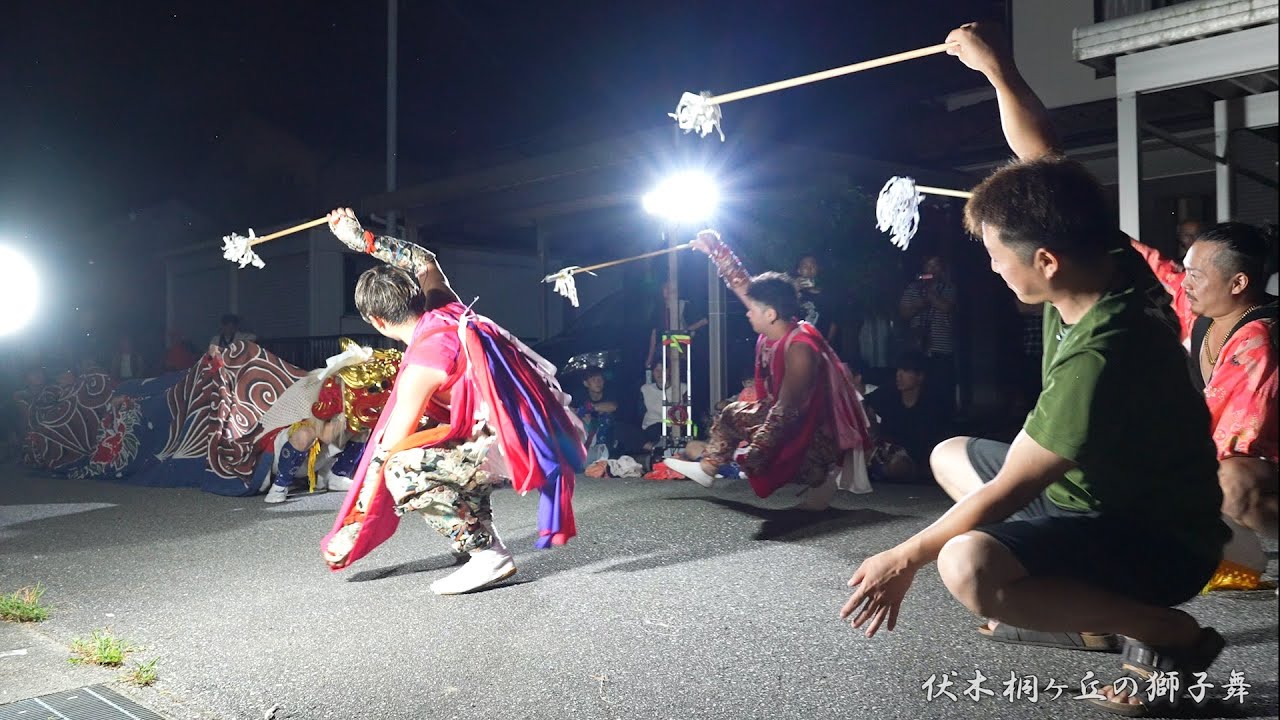高岡 伏木桐ヶ丘の獅子舞 嫁花 2024年 / 富山県高岡市