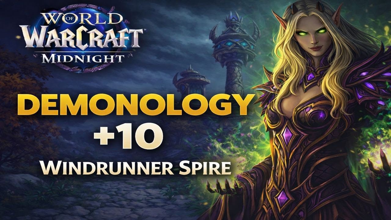 Demonology Warlock +10 | Windrunner Spire | Midnight Beta