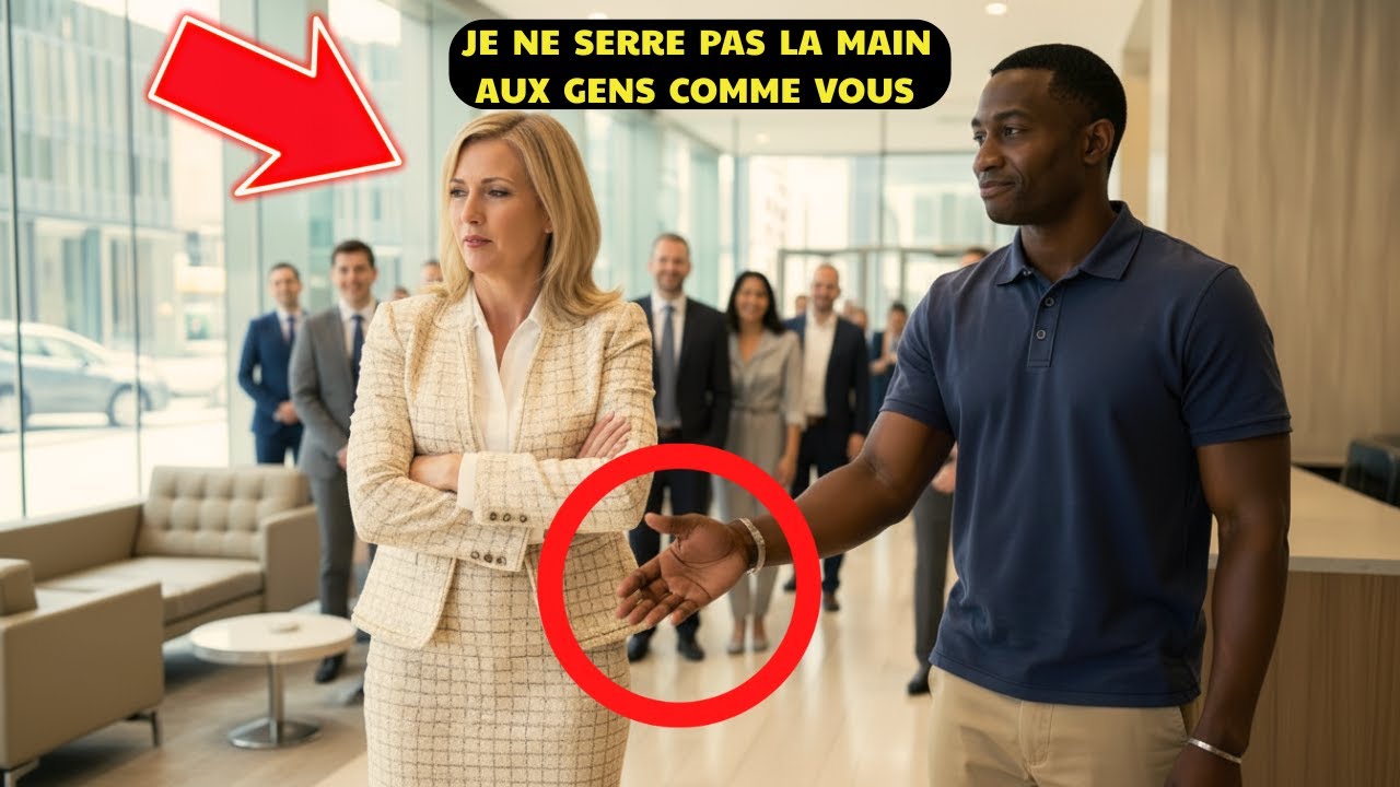 Un PDG blanc refuse de serrer la main d'une investisseuse noire ; le lendemain, elle a supplié…