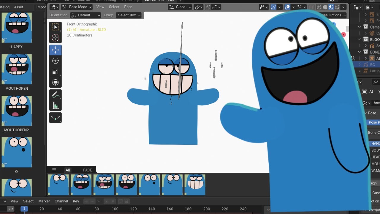 How To ANIMATE FASTER in Blender 4.5 Grease Pencil
