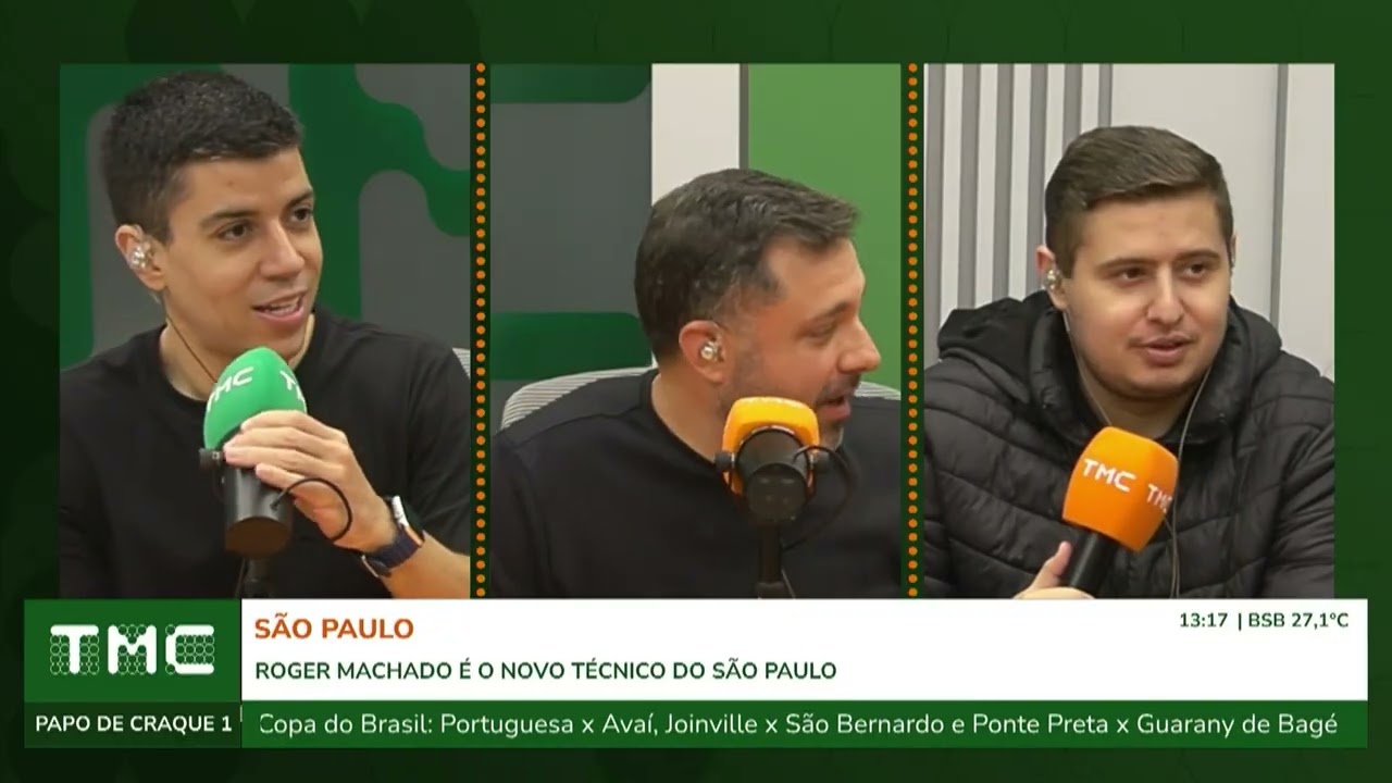 ROGER MACHADO É O NOVO TÉCNICO DO SÃO PAULO