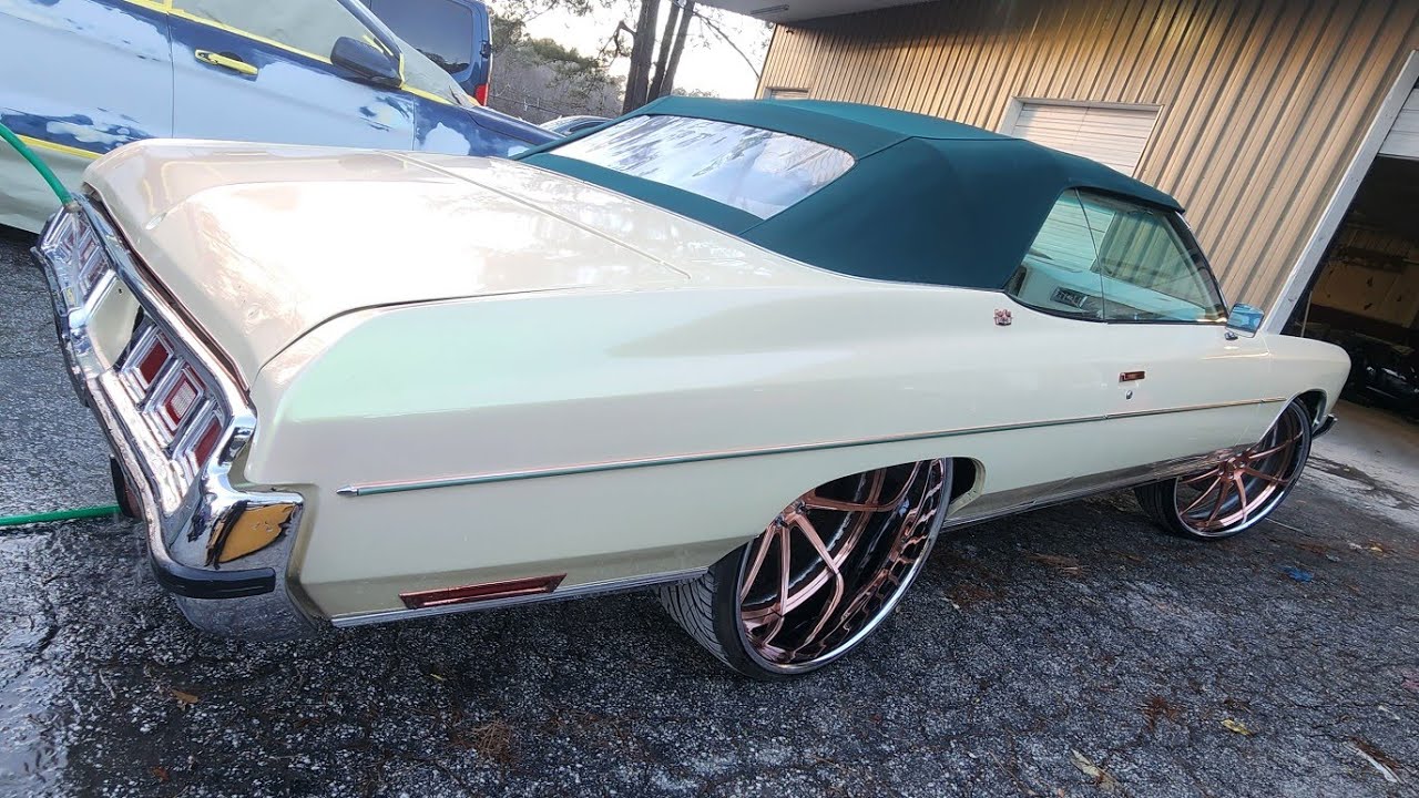 73' Caprice Convertible Donk on 28s w/9