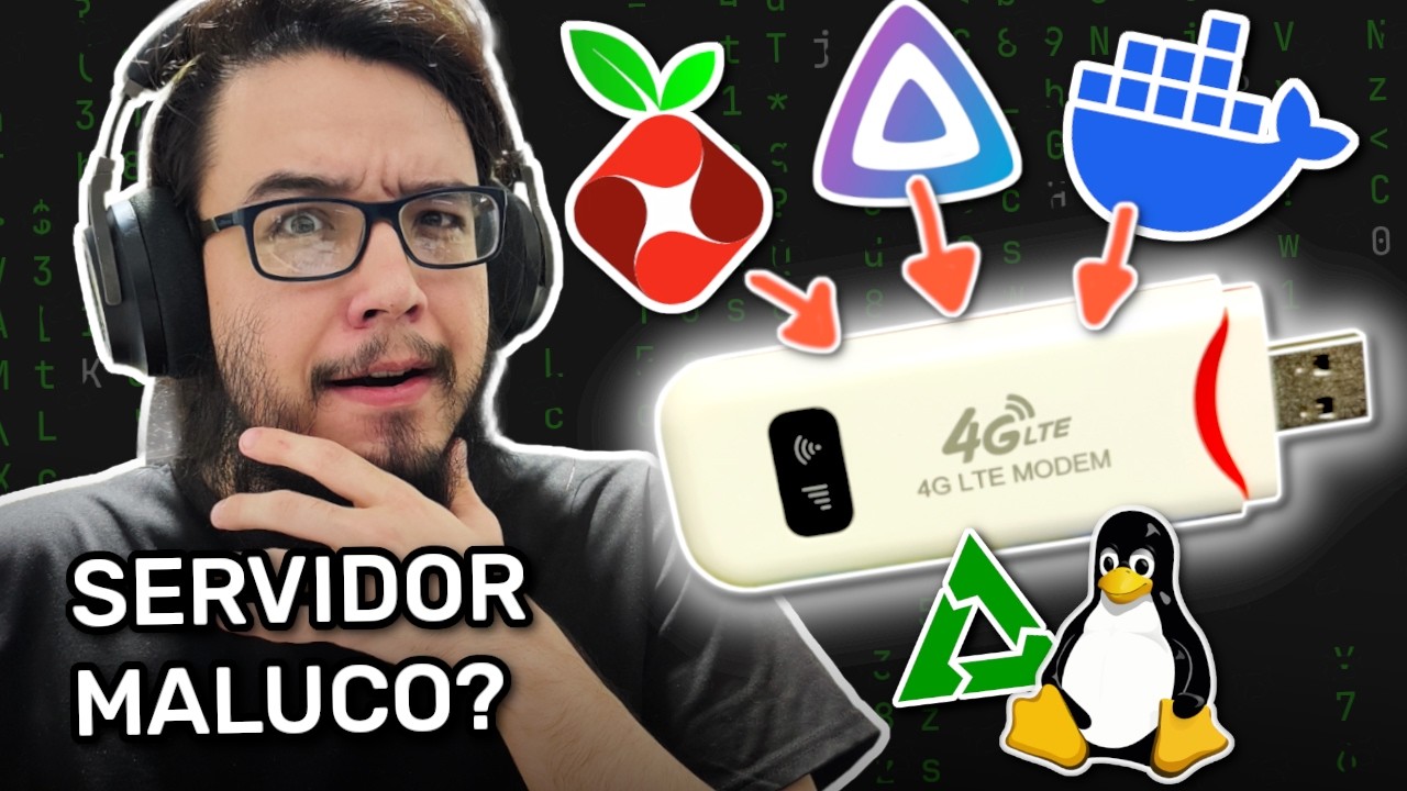 Transformei o MODEM num SERVIDOR CASEIRO BARATEX!