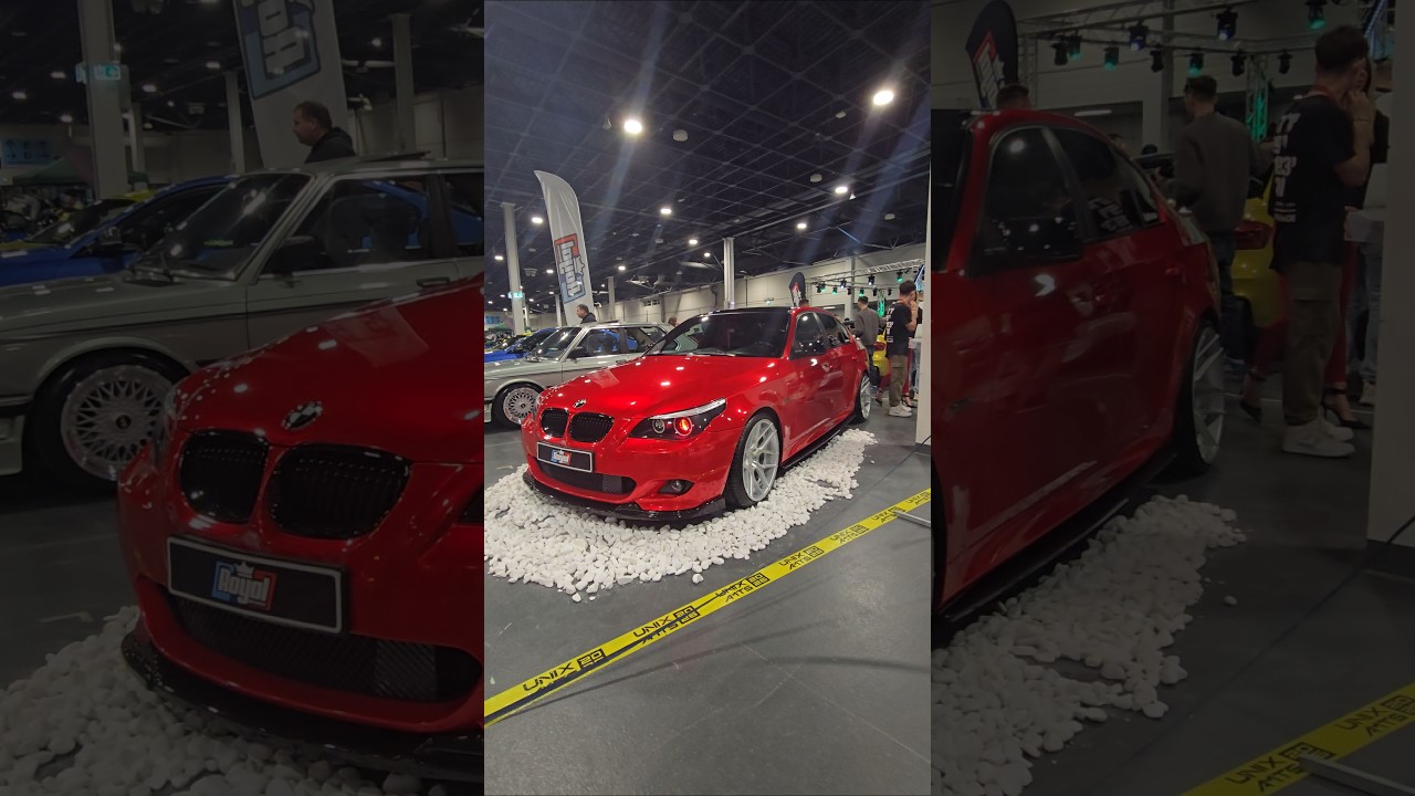 BMW M5 V10 с красными глазами на выставке AMTS 2026 #автосалон #автомобили #любительавтомобилей #...