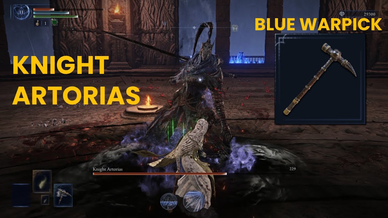 Knight Artorias | Hard fought solo VICTORY with a Blue Warpick | ER Nightreign