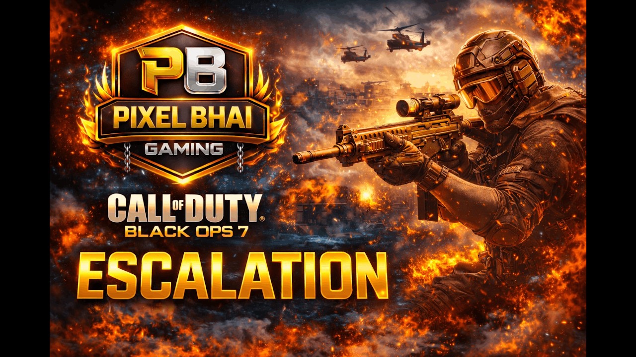 ESCALATION Full Mission Gameplay 🔥 | Call of Duty Black Ops 7 | Pixel Bhai Gaming