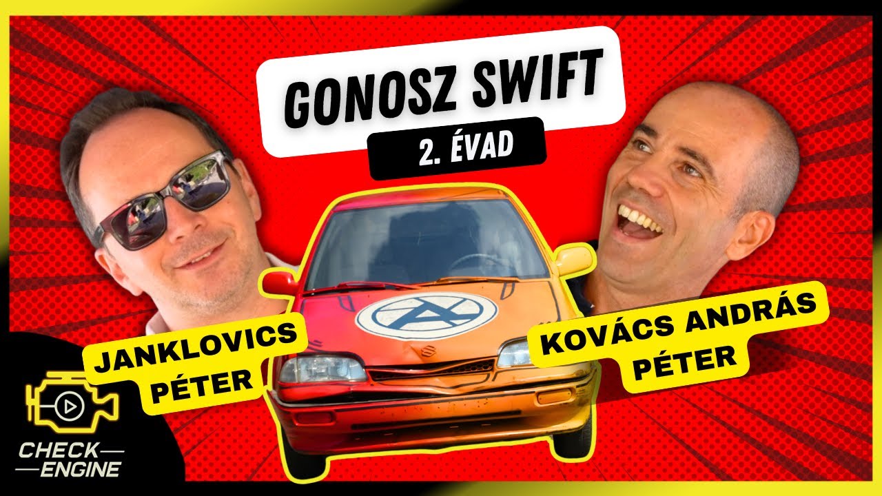 Az eddigi LEGNAGYOBB autótörés: Kovács András Péter és Janklovics Péter a Gonosz Swiftben - CE GSZ