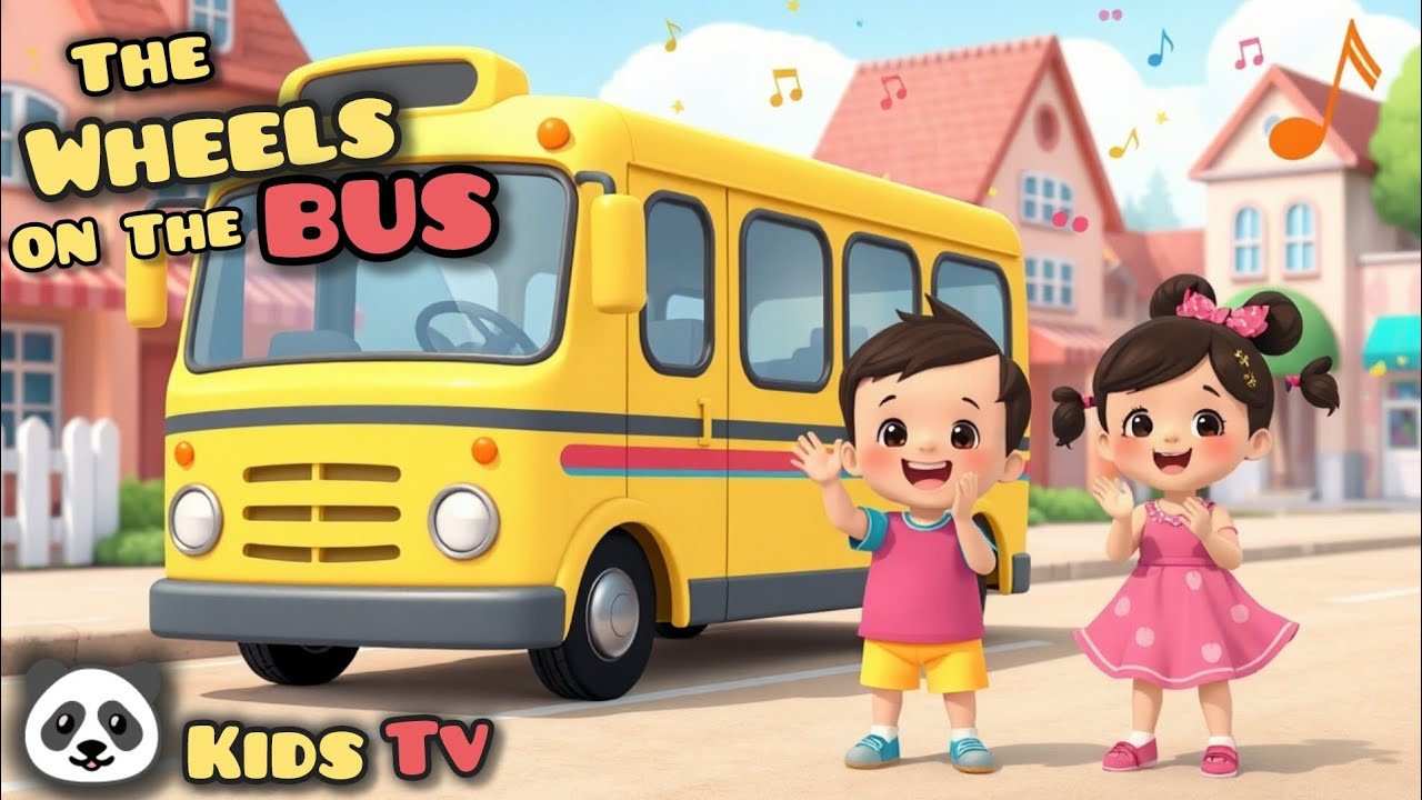 The Wheels on the Bus 🚌 | Popular Nursery Rhymes for Childrens |Learning Childrens ,toddlers kids |