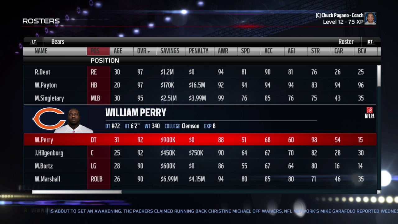 MADDEN 17 ALL TIME ROSTERS CFM!