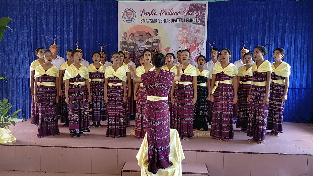 SMAN 1 Nagawutung_Lembata. Juara 2  Lomba Mars Pendidikan NTT