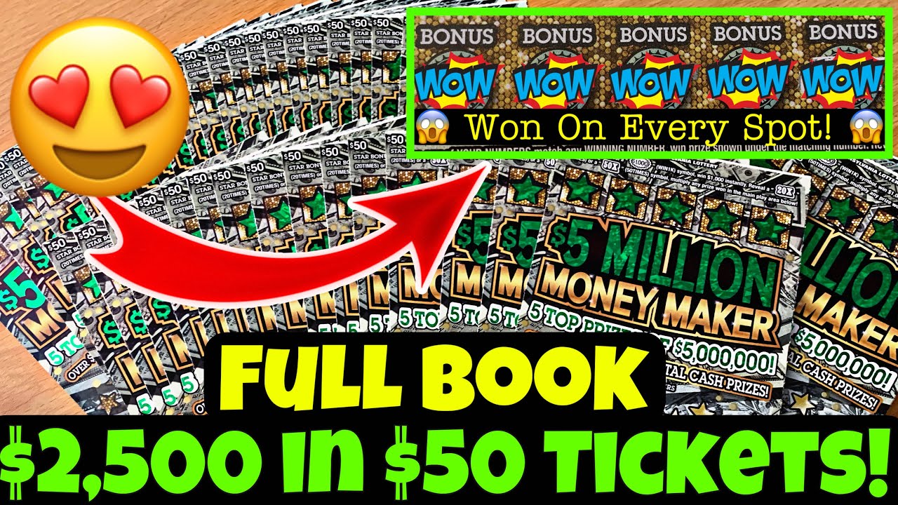 $2,500 IN LOTTERY TICKETS! 5 BIG ZERO BONUS WINS ON ONE TICKET! FULL BOOK OF PENNSYLVANIA $50'S!