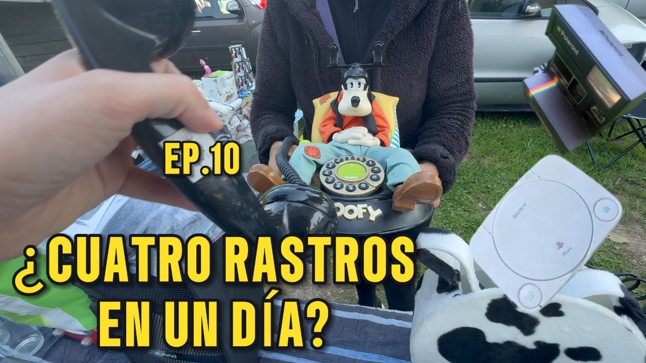 Cuatro Rastros en un día.  Tesoros vintage, consolas y mucho más. EP.10