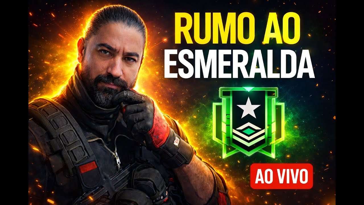 🔴 RAINBOW SIX SIEGE X- PS5 - Rumo ao Esmeralda AO VIVO 