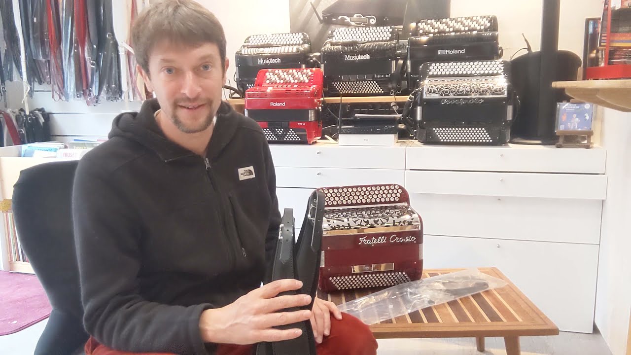 Bretelles ergonomiques pour accordéon