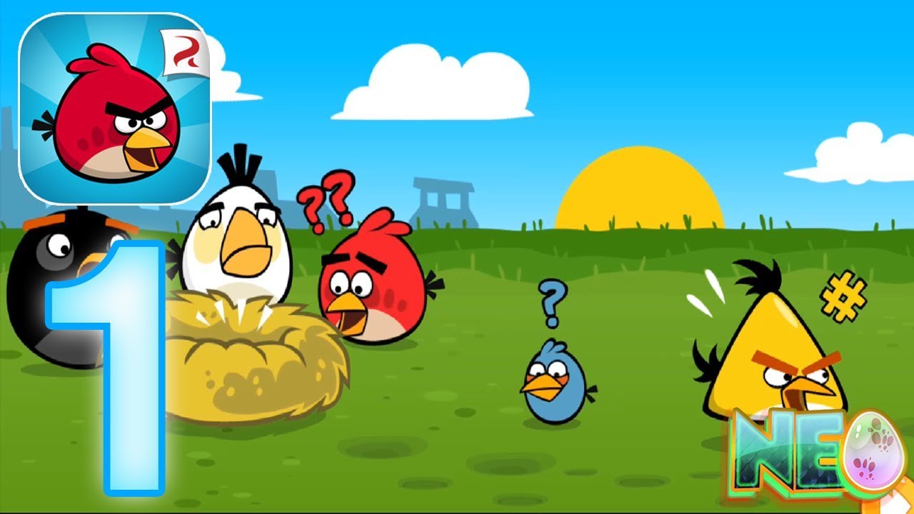 Angry Birds: Gameplay Walkthrough Part 1 - The Tutorial (iOS, Android)