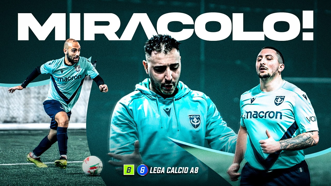 I MIRACOLI SPORTIVI ESISTONO🥺😱 NOVA vs COLLEVERDE | SERIE B | LEGA CALCIO A 8