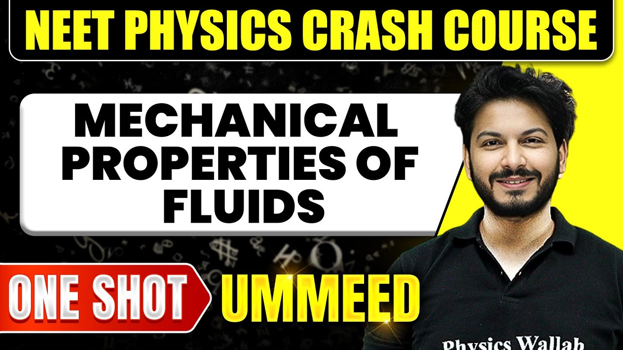 MECHANICAL PROPERTIES OF FLUIDS in 1 Shot: All Concepts, Tricks & PYQs | NEET Crash Course | Ummeed