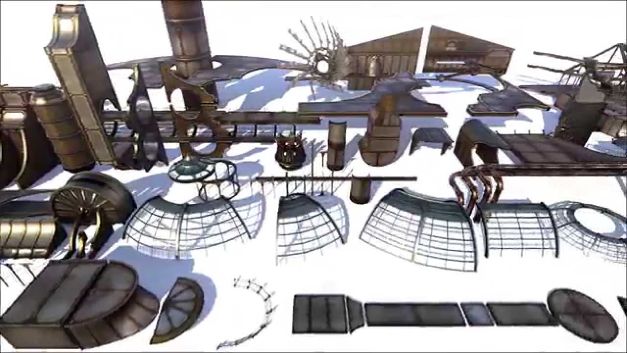 steampunk airship