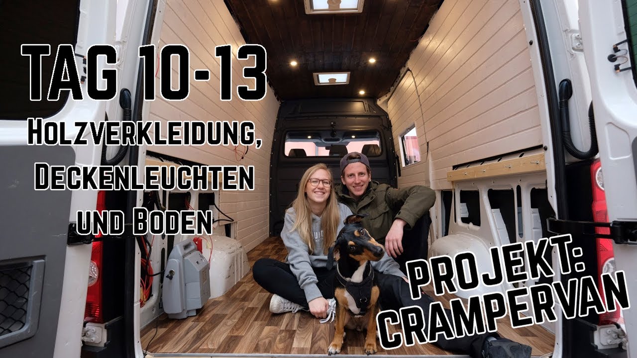 Wandverkleidung aus Holz im DIY Campervan - BF Goodrich All Terrain | Crampervan Projekt Tag 10-13