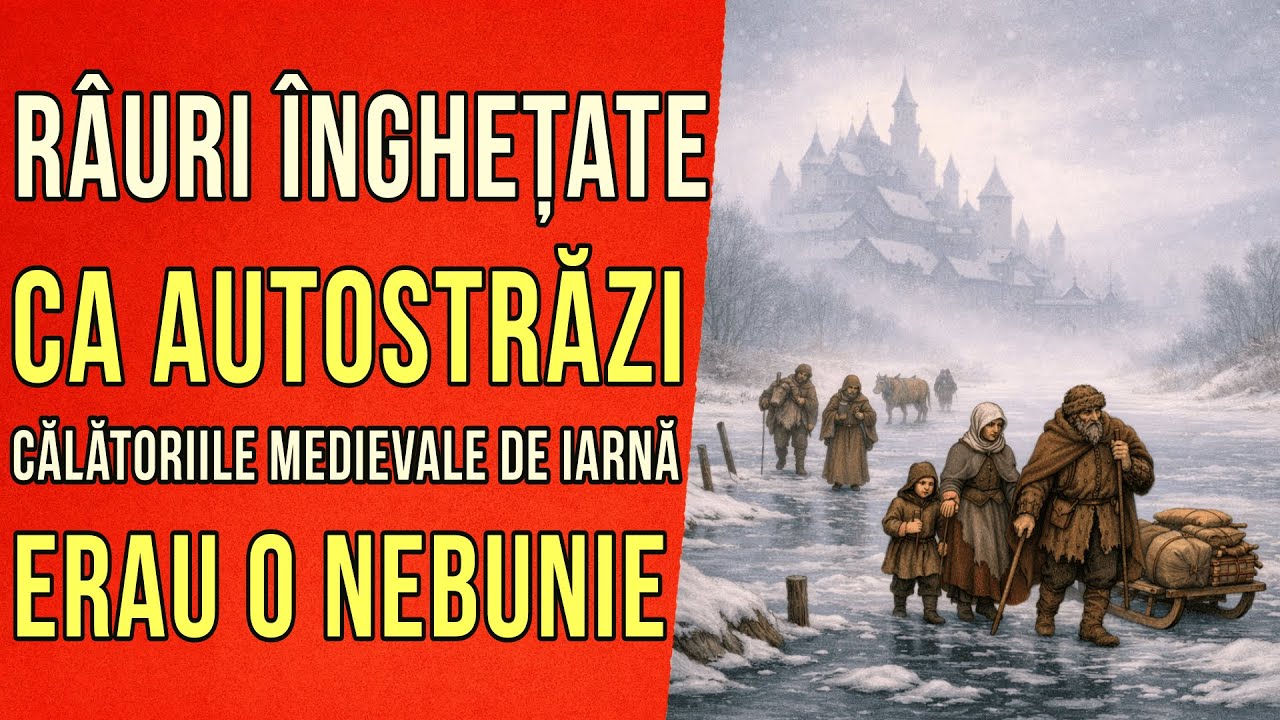 Râuri înghețate ca autostrăzi - Călătoriile medievale de iarnă erau o nebunie
