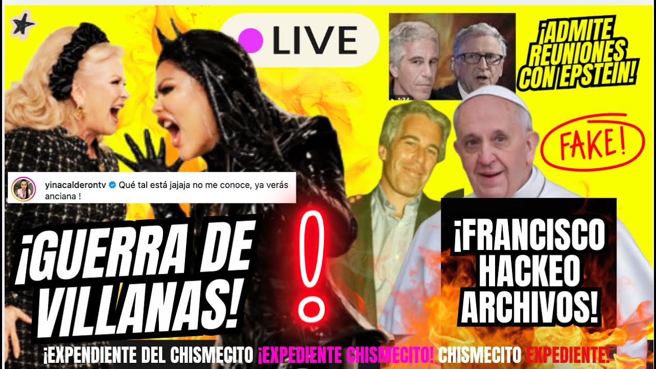 🔥💣¡¡Yina llama ANCIANA a Laura ZAPATA, Bill Gates DA LA CARA, la DESINFORMACIÓN de EPST3IN!  ....